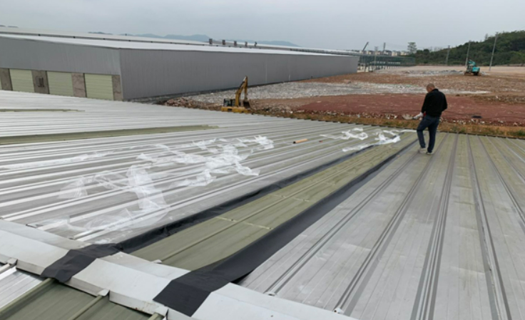 兴宁厂房屋面防水维修案例